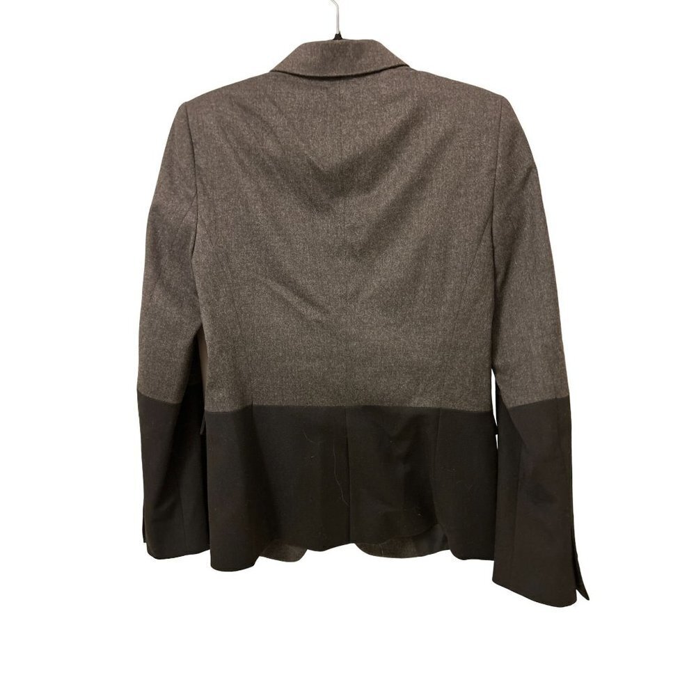 ZARA Size Med Gray Black Blazer Color-block - Picture 5 of 8